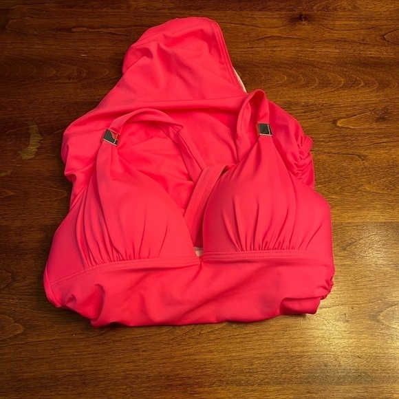 Victoria’s Secret Hot Pink Bathing Suit Ladies S/P EUC Summer Pool Beach Chic - Picture 6 of 9